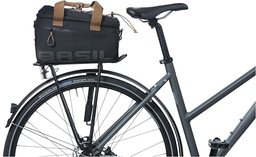 291066 - Reflektierende wasserdichte fahrradtasche hinten und schultergurt mit reißversch von Basil