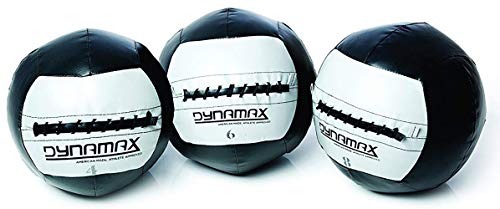 Dynamax Standard Medizinball, Schwarz/Weiß, 5 kg von Dynamax