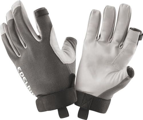 Edelrid Unisex – Erwachsene Work Glove Closed II, Titan, M von EDELRID