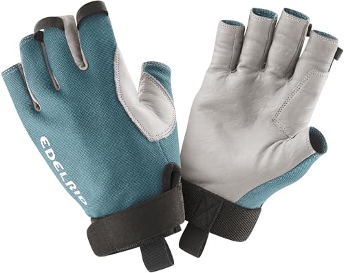 Edelrid Unisex – Erwachsene Work Glove Open II, Shark Blue, S von EDELRID