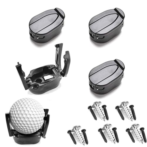 FIBOUND 5 Stück Mini Putter Picker, Golf Ball Pick Up Tool, Golf-Saugvorrichtung, Kunststoff-Golfball-Picker, Greifhaken-Putter, Golfball-Retter, Greifer-Pick, Saugnapf-Golfzubehör von FIBOUND