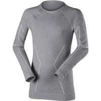 FALKE Wool-Tech Shirt langarm Kinder grey/heather 110/116 von Falke