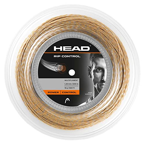 HEAD Unisex-Erwachsene RIP Control Rolle Tennis-Saite, Natural, 17 von HEAD