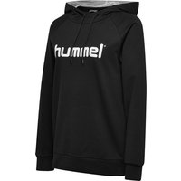 hummel GO Baumwoll Logo Hoodie Damen black L von Hummel