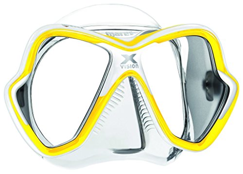 Mares Erwachsene X-Vision Mask 14 Taucherbrille, Gelb/Weiss, BX von Mares