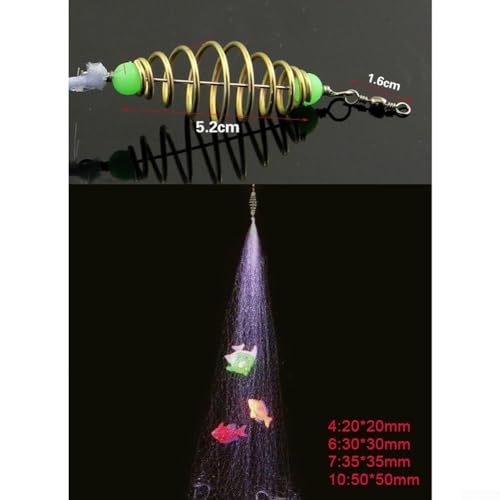 Hochwertiges Fischernetz mit leuchtenden Perlen für lange Lebensdauer (3 Maschen) von MeevrgR