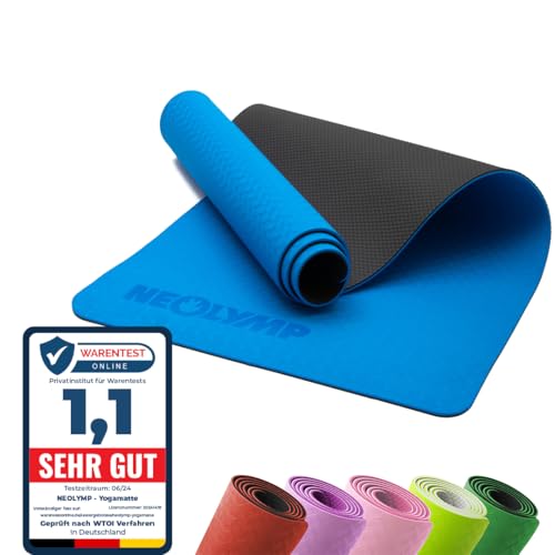 NEOLYMP Premium Yoga Matte - Sportmatte - Yogamatte für Intensive Workouts - Yoga, Pilates Matte & Gymnastikmatte - Turnmatte - Fitnessmatte - Trainingsmatte von NEOLYMP