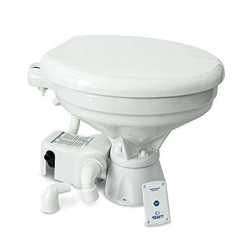 Albin Pump Marine Toilette Standard Elektro EVO Comfort 24V WC Boot von Navyline
