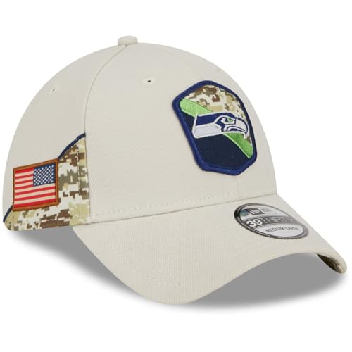 New Era 39Thirty Cap Salute to Service Seattle Seahawks - L/ von New Era
