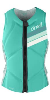 O'Neill Womens Slasher Comp Impact Vest 4938EU - Opal/Mirage Tropical Oneill Womens Size - US 12 von O'Neill