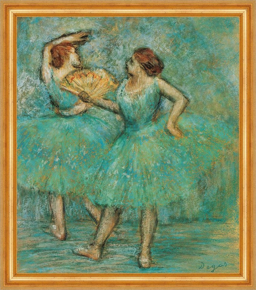 Kunstdruck Two Dancers Edgar Degas Tänzer Ballerina Fächer Kleider Tütü B A3 0145, (1 St) von OTTO