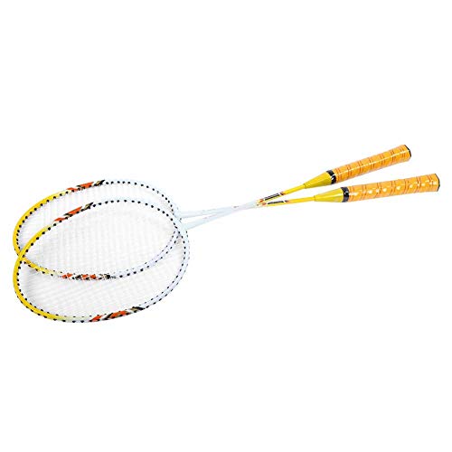 Badmintonschläger-Set, Sport-Fitness-Set mit Tasche, Hohe Stabilität für Badminton für Trainingswettkämpfe von Pwshymi