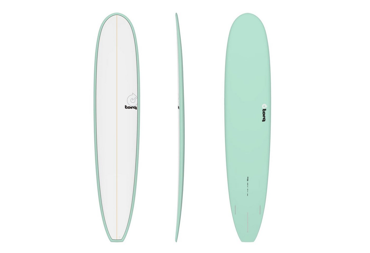 TORQ Wellenreiter Surfboard TORQ Epoxy TET 9.6 Longboard Seargreen, Funboard, (Board) von TORQ