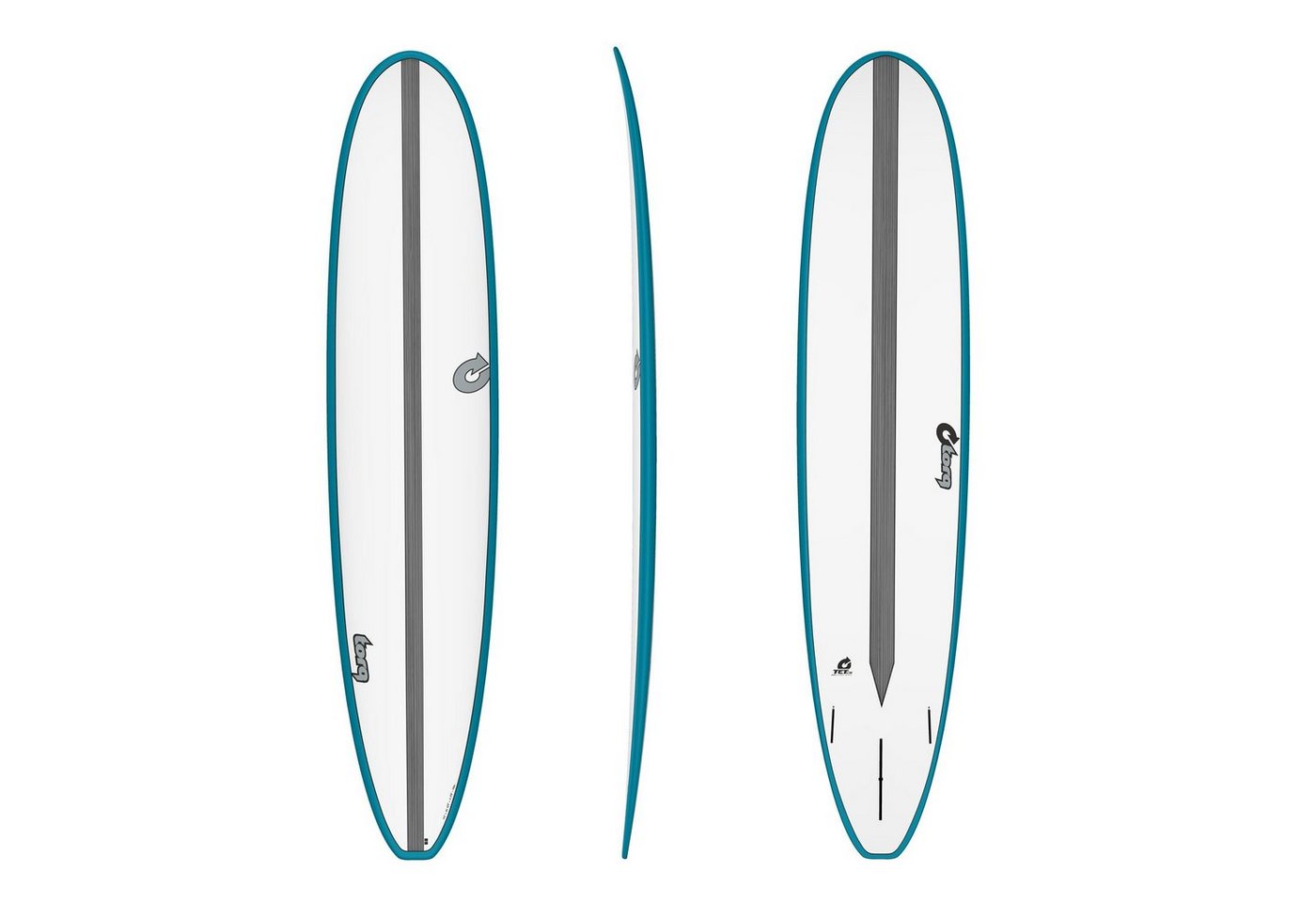 TORQ Wellenreiter Surfboard TORQ Epoxy TET CS 9.0 Long Carbon Teal, Long, (Board) von TORQ