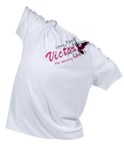 VICTOR T-Shirt Promoshirt White 6440, weiß, XL von VICTOR