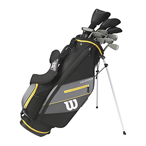 Wilson Herren Ultra XD Golfschläger Set Mit Stand Tasche Golf Komplettset Eisen Hölzer Driver Bag (Stahlschaft, Rechtshand/Standardlänge) von Wilson