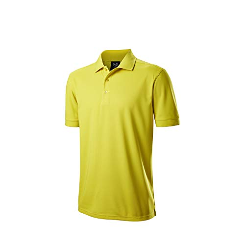Wilson Staff Herren Golf-Poloshirt, WILSON STAFF AUTHENTIC POLO, Polyester, Gelb, L von Wilson