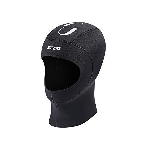 ZCCO Tauchhaube 3MM Neopren Haube Sie warme Kopfhaube, dauerhafte Bewegung für Tauchen Schnorcheln Surf-Kajakfahren Schwimmen Segeln Kanusport (3mm, XL) von ZCCO
