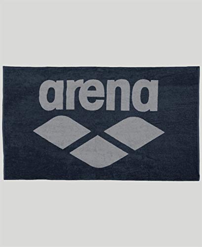 Arena Unbekannt Unisex – Erwachsene Arena Baumwoll Pool Soft Handtuch, Navy-grey, 150x90cm EU von ARENA