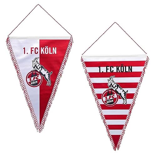 1. FC Köln Seidenwimpel XXL Wimpel 38 x 28 cm - Plus Lesezeichn I Love Köln von 1. FC Köln