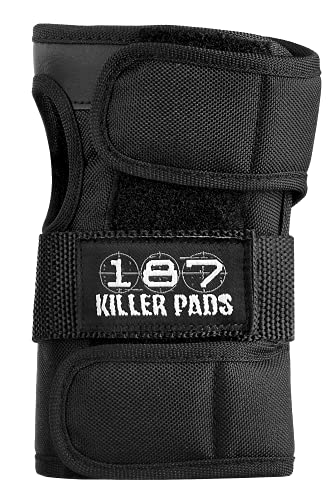 (Junior, Black) - 187 Killer Pads Wrist Guards von 187 KILLER PADS