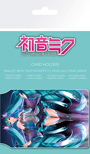 Hatsune Miku Logo EC-Kartenhülle Kartenetui Für Fans Und Sammler 10x7 cm von 1art1