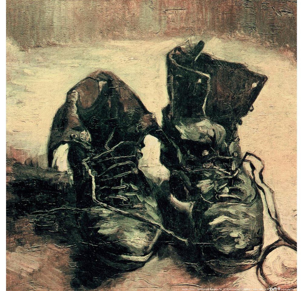 1art1 Kunstdruck Vincent Van Gogh - Stilleben, Ein Paar Schuhe, 1886 von 1art1