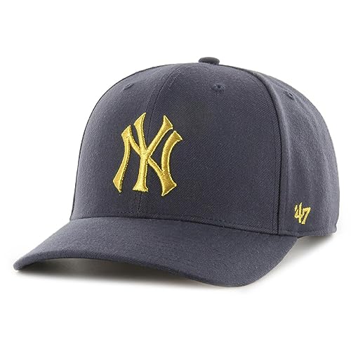 '47 Brand Snapback Cap - Zone METALLIC New York Yankees Navy von '47
