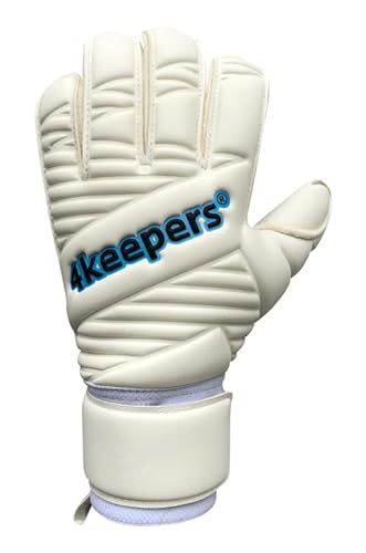 4Keepers Goalkeeper Gloves Retro IV RF Jr S815005 Torwarthandschuhe, Jugend, Unisex, Grau, 6 von 4Keepers