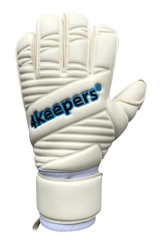 4Keepers Goalkeeper Gloves Retro IV RF Jr S815005 Torwarthandschuhe, Jugend, Unisex, Grau, 7 von 4Keepers