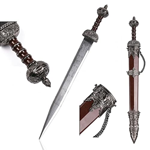 Schwert echt Metall Gladius JT6056 100% handgefertigt mit Scheide Dekoratives für Mittelalter zur Rekonstruktion oder als Geschenk von 57 SPECIAL REPLICAS