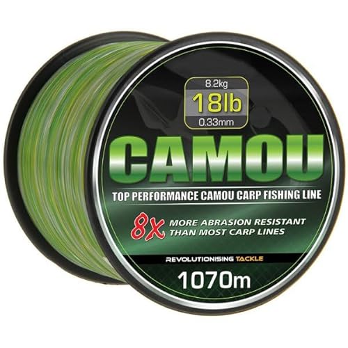 Karpfenschnur Camou 1070m 0,33 mm 18lb 8,2kg von A&N