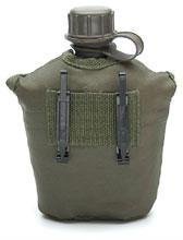 A. Blöchel US Army Style Outdoor Feldflasche mit Stoffbezug 1 Liter Trinkflasche (Oliv) von A. Blöchel