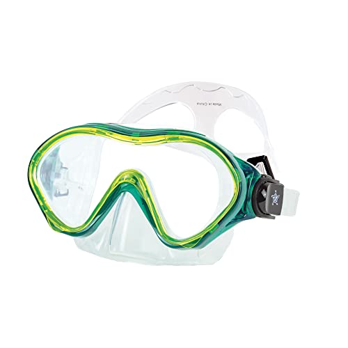 KIROS Jr Green Silikon-Tauchmaske von ABYSSTAR