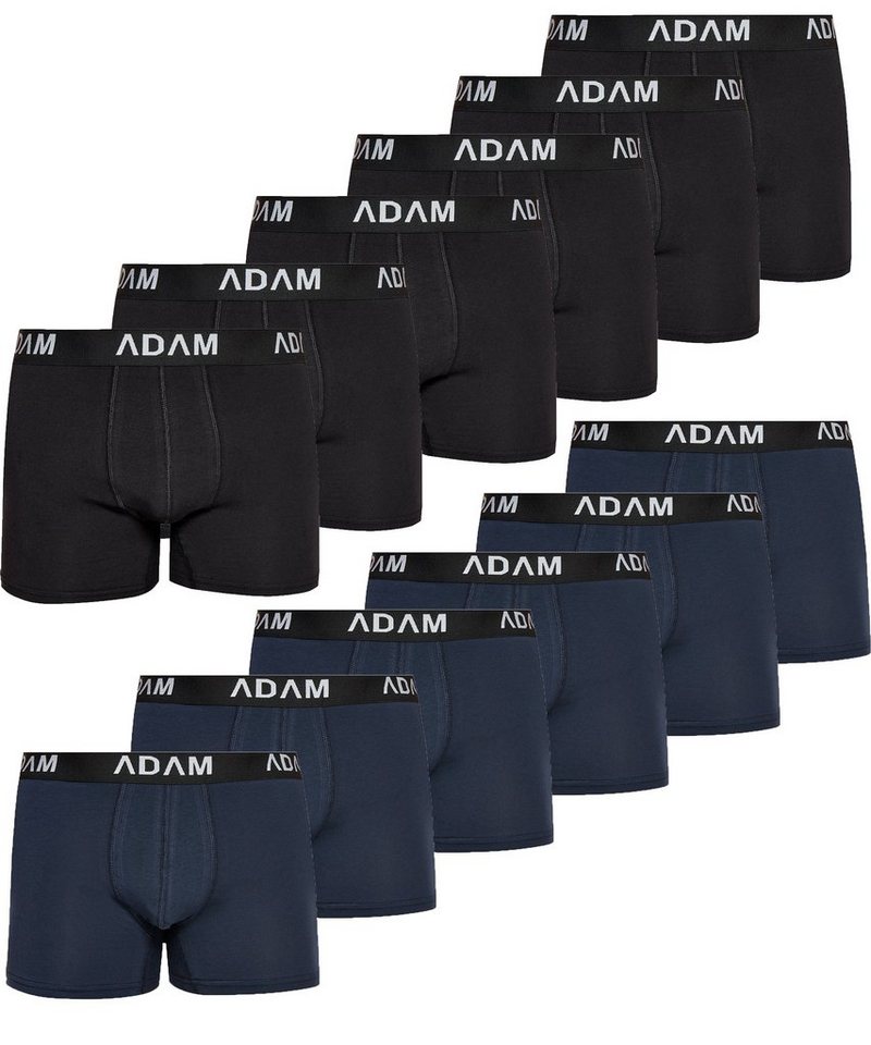 ADAM JEANS Boxershorts Boxer-1 (12-St., 2er Set, 6er Set, 8er Set, 10er Set, 12er Set) Boxershorts Herren Boxer Shorts Männer Unterhosen Trunks Underwear von ADAM JEANS