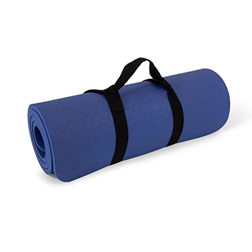 AFH Sport-und Gymnastikmatte 183 x 61 x 1,5 cm | Farbauswahl | Yogamatte | Training | Entspannung (blau) von AFH Webshop