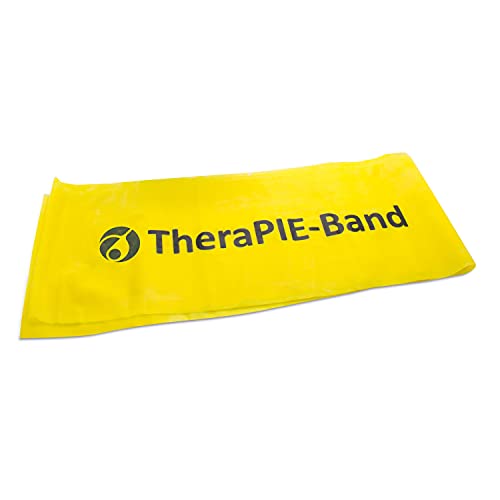 Therapie Band | Übungsband | Fitnessband | Trainingsband | ca. 2 Meter | Widerstand: leicht | gelb von AFH Webshop