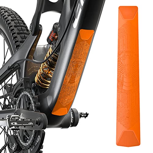 ALI2 Mountain Style Bike Downtube Rahmenschutz für Fahrrad Rennrad,Orange von ALI2