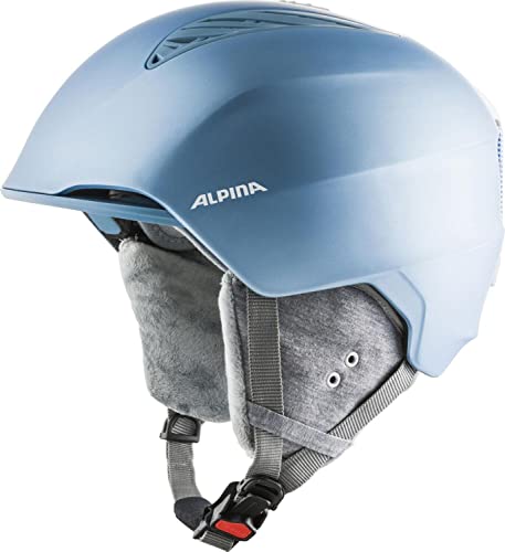 ALPINA GRAND - Sicherer, Optimal Klimatisierter, Bruchfester & Anpassbarer Skihelm Für Erwachsene, skyblue matt, 54-57 cm von ALPINA