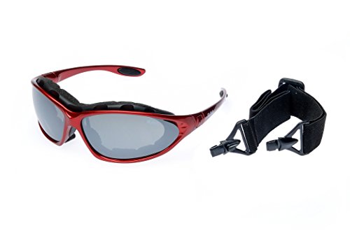 Ravs Sportbrille mit Band und Bügel Skibrille Kitebrille Bergbrille von ALPLAND