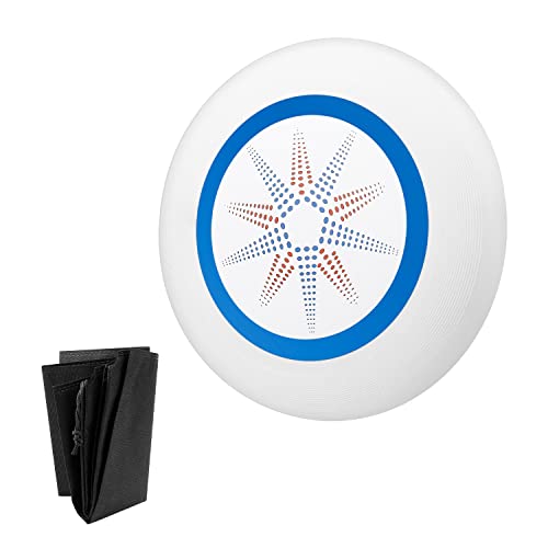 AMONENZ Draussen Sports Flying Disc, Frisbee, mit Aufbewahrungstasche, Ultimativer Frisbee, für Outdoor Aktivitäten mit Familie, Unterhaltung mit Freunden, Professioneller Wettkampf von AMONENZ