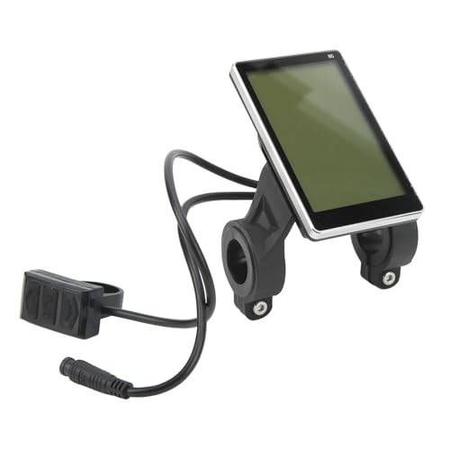 ANGGREK M5 Ebike LCD, Elektrofahrrad M5 LCD Display Wasserdichtes Anschlussfeld Elektroroller-Anzeigefeld-Bildschirm von ANGGREK