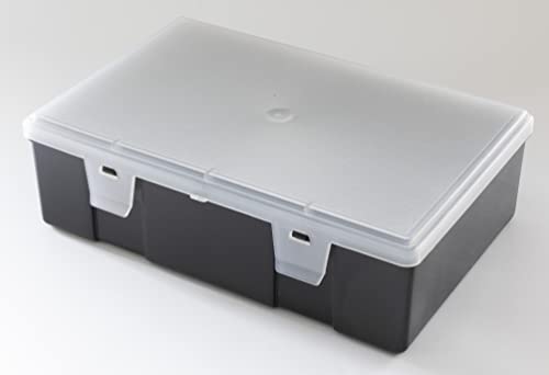 ANPLAST Maxi-Box 2,5 Liter schwarz mit durchsichtigem Deckel von ANPLAST