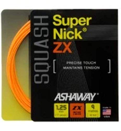 ASHAWAY SuperNick ZX Nutzschicht Squash Saite Set von ASHAWAY