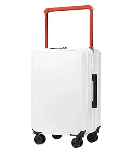 ASHSDI Koffer Reisekoffer Trolley USB-Schnittstelle, Koffer, Trolley, Gepäck, Universalräder, Zahlenschloss, Aufgegebenes Gepäck Boardcase Handgepäck (Color : D, Size : 20 in) von ASHSDI