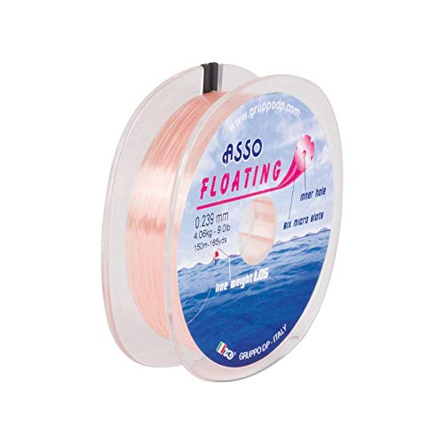 ASSO Angelschnur schwimmend - Floating 150m 0,202mm 2,90kg Pink von ASSO