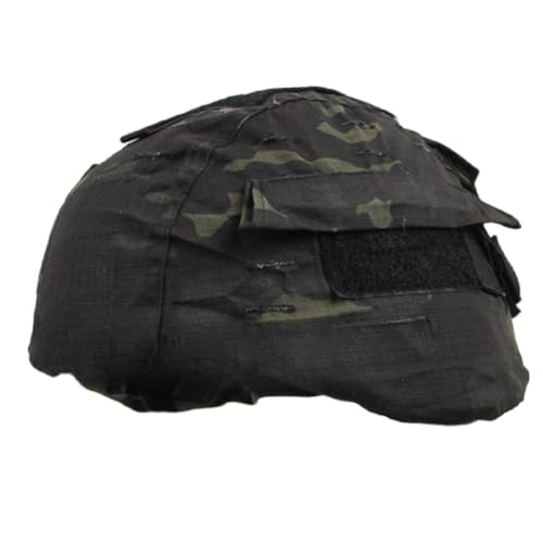 ATAIRSOFT Emerson Airsoft Tactical Helm Abdeckung für Military Mich 2000 Ver2 / ACH Helm mit Rückentasche (MCBK) von ATAIRSOFT