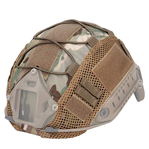ATAIRSOFT Taktisch Airsoft Paintball Militär Jagd Helm Abdeckung Nylontuch für BJ/PJ/MH Schneller Helm (MC) von ATAIRSOFT