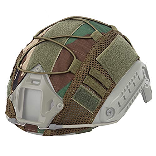 ATAIRSOFT Taktisch Airsoft Paintball Militär Jagd Helm Abdeckung Nylontuch für BJ/PJ/MH Schneller Helm (WL) von ATAIRSOFT