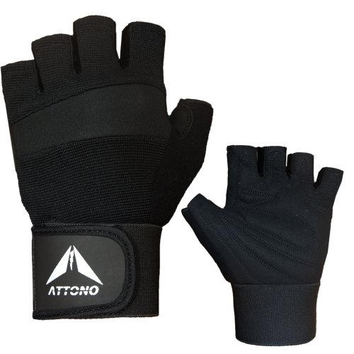 ATTONO Profi Fitness Handschuhe mit Bandage Trainingshandschuhe Fitnesshandschuhe - Größe 11 von ATTONO